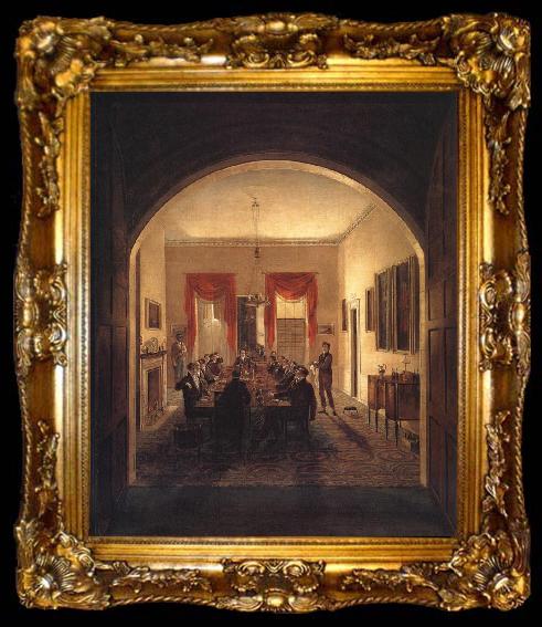 framed  Henry Sargent The Dinner Party, ta009-2